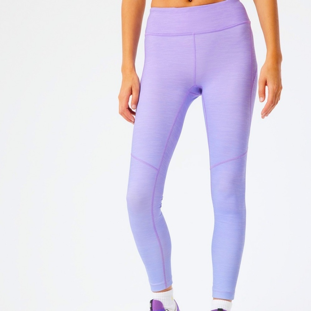 NWT OUTDOOR VOICES PURPLE BLUE TECH SWEAT 7/8 LEGGINGS SIZE XS